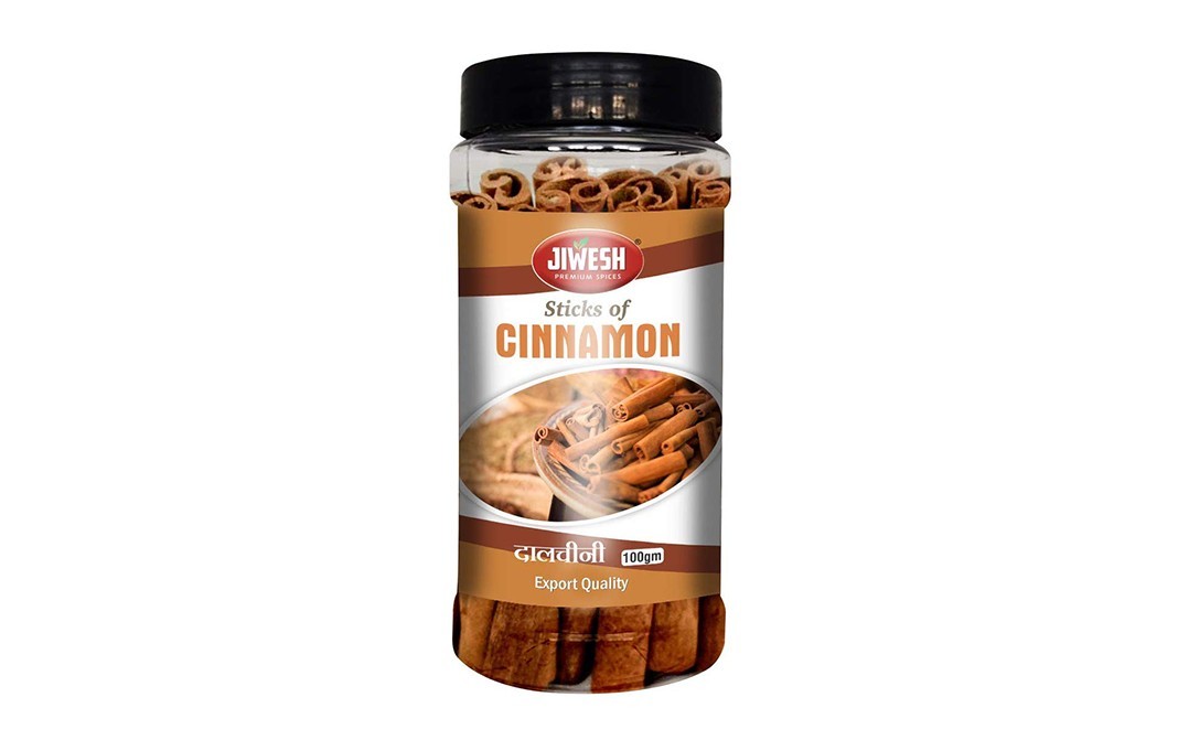 Jiwesh Sticks of Cinnamon    Plastic Jar  100 grams